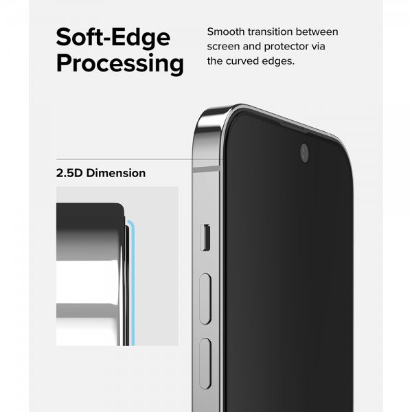 Ringke iPhone 14 Pro Skjermbeskytter Privacy Glass