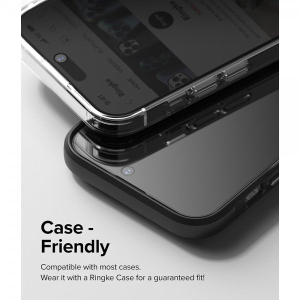 Ringke iPhone 14 Pro Skjermbeskytter Privacy Glass