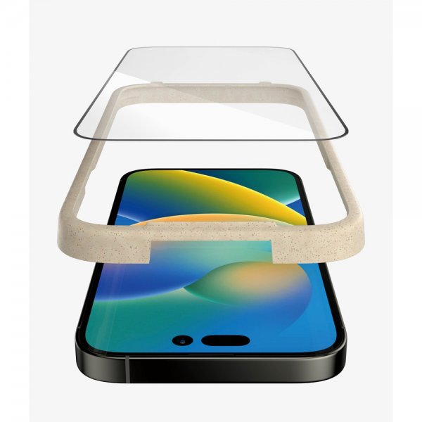 PanzerGlass iPhone 14 Pro Skjermbeskytter Ultra-Wide Fit EasyAligner