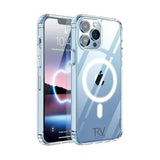 Rvelon iPhone 14 Pro Deksel TPU MagSafe Transparent