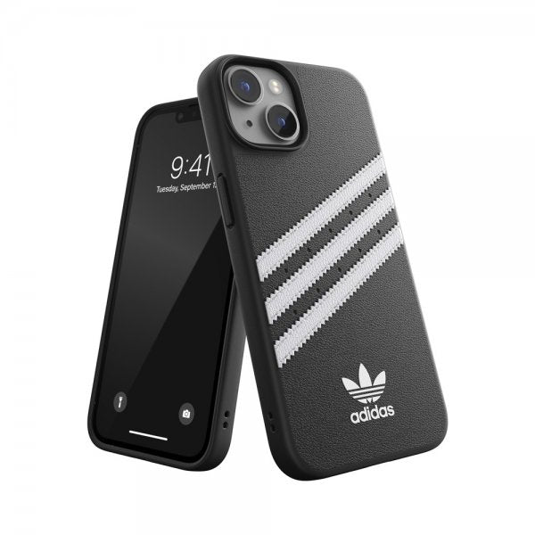 Adidas iPhone 14 Deksel 3 Stripes Snap Case Svart Hvit