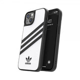 Adidas iPhone 14 Deksel 3 Stripes Snap Case Hvit Svart