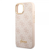 Guess iPhone 13/14/15 Deksel 4G Logo Rosa