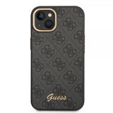 Guess iPhone 13/14/15 Deksel 4G Logo Svart
