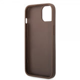 Guess iPhone 14 Deksel Big Metal Logo Brun