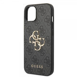 Guess iPhone 14 Deksel Big Metal Logo Grå