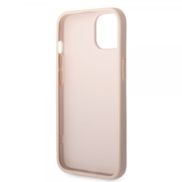 Guess iPhone 14 Deksel Big Metal Logo Rosa