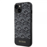 Guess iPhone 14 Deksel G Cube MagSafe Svart