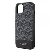 Guess iPhone 14 Deksel G Cube MagSafe Svart