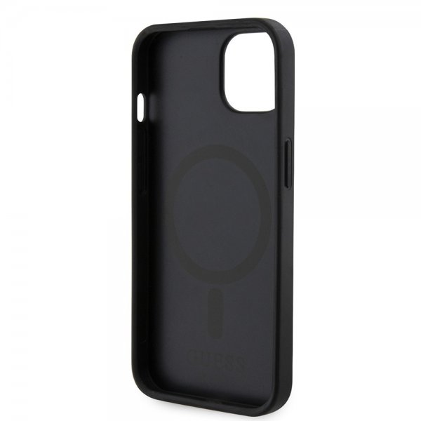 Guess iPhone 14 Deksel G Cube MagSafe Svart