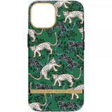 Richmond & Finch iPhone 14 Deksel Green Leopard