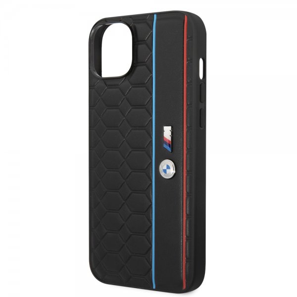 BMW iPhone 14 Deksel Hexagonal Pattern Svart