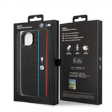 BMW iPhone 14 Deksel Hexagonal Pattern Svart