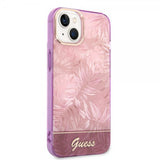 Guess iPhone 14 Deksel Jungle Rosa