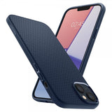 Spigen iPhone 14 Deksel Liquid Air Navy Blue