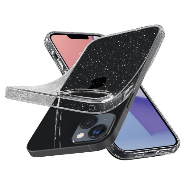 Spigen iPhone 14 Deksel Liquid Crystal Glitter Crystal Quartz