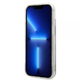 Karl Lagerfeld iPhone 14 Deksel Liquid Glitter Monogram Svart