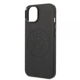 Karl Lagerfeld iPhone 14 Deksel Logo Perforert Svart