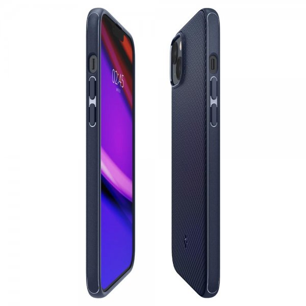 Spigen iPhone 14 Deksel Mag Armor MagFit Navy Blue
