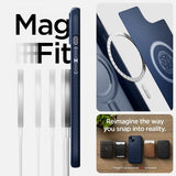 Spigen iPhone 14 Deksel Mag Armor MagFit Navy Blue