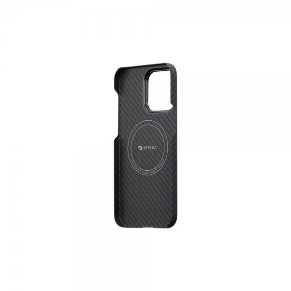 Pitaka iPhone 14 Deksel MagEZ Case 3 Black/Grey Twill
