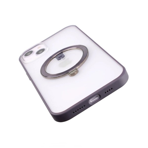 Rvelon iPhone 14 Deksel MagSafe Ring Lilla