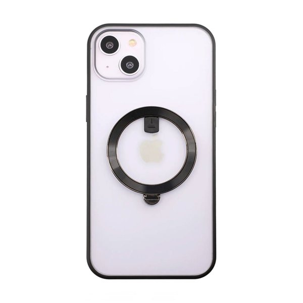Rvelon iPhone 14 Deksel MagSafe Ring Svart