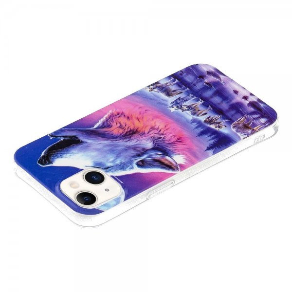 iPhone 14 Deksel Motiv Hyler Ulv