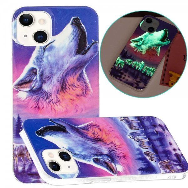 iPhone 14 Deksel Motiv Hyler Ulv