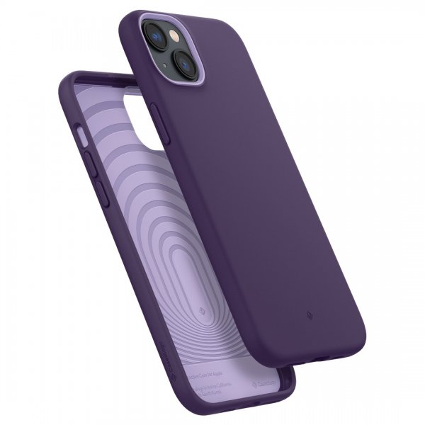 Caseology iPhone 14 Deksel Skjermbeskytter Nano Pop 360 Grape Purple