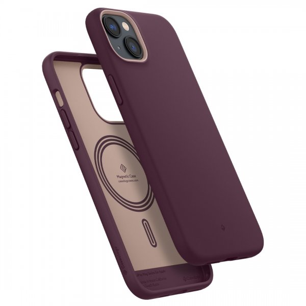 Caseology iPhone 14 Deksel Nano Pop Mag Burgundy Bean