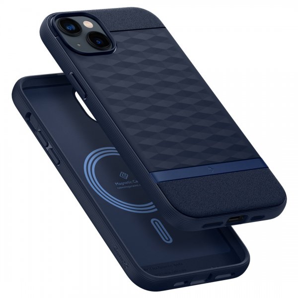 Caseology iPhone 14 Deksel Parallax Mag Midnight Blue