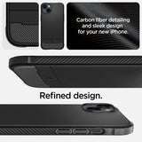Spigen iPhone 14 Deksel Rugged Armor MagFit Matte Black