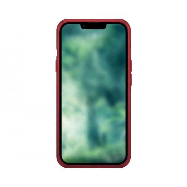 Xqisit iPhone 14 Deksel Silicone Case Rød
