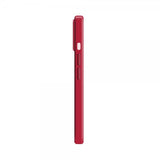 Xqisit iPhone 14 Deksel Silicone Case Rød