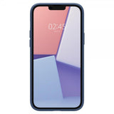 Spigen iPhone 14 Deksel Silicone Fit MagFit Navy Blue
