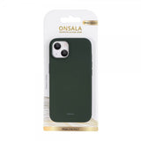 Onsala iPhone 13/iPhone 14 Deksel Silikon Olive Green