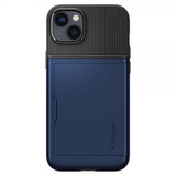 Spigen iPhone 14 Deksel Slim Armor CS Navy Blue