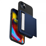 Spigen iPhone 14 Deksel Slim Armor CS Navy Blue