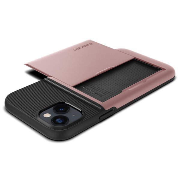Spigen iPhone 14 Deksel Slim Armor CS Rose Gold