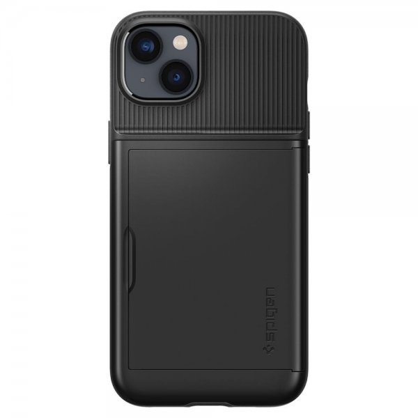 Spigen iPhone 14 Deksel Slim Armor CS Svart