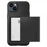 Spigen iPhone 14 Deksel Slim Armor CS Svart