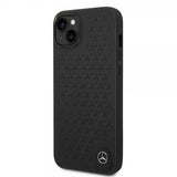 Mercedes Benz iPhone 14 Deksel Star Pattern Svart