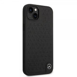 Mercedes Benz iPhone 14 Deksel Star Pattern Svart