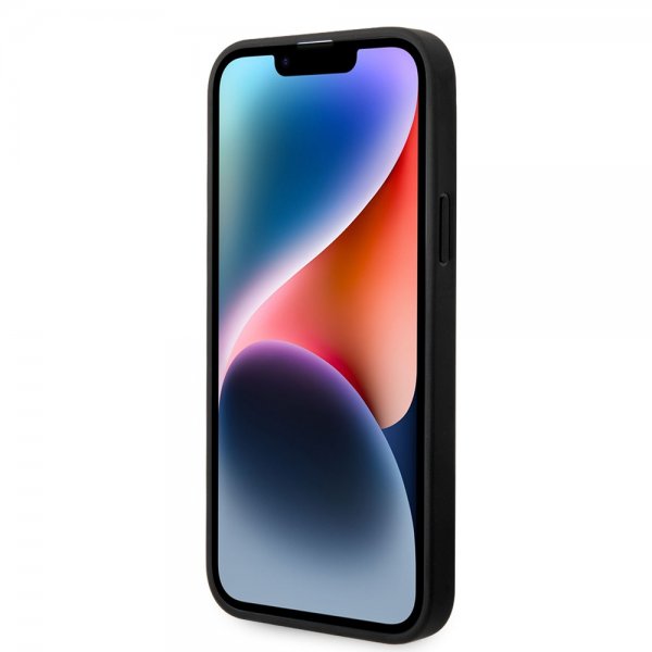 Mercedes Benz iPhone 14 Deksel Star Pattern Svart