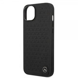 Mercedes Benz iPhone 14 Deksel Star Pattern Svart