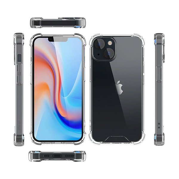 iPhone 14 Deksel Støtsikker Transparent