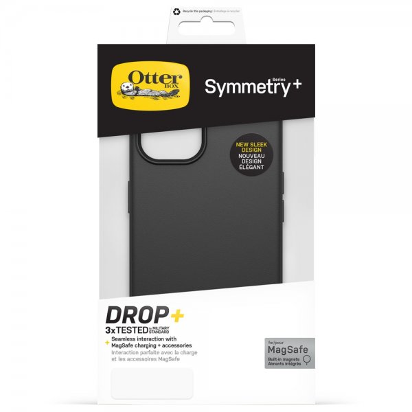 Otterbox iPhone 14 Deksel Symmetry Plus Svart