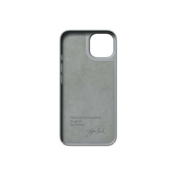 Nudient iPhone 14 Deksel Thin Case MagSafe Concrete Grey