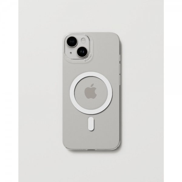 Nudient iPhone 14 Deksel Thin Case MagSafe Transparent